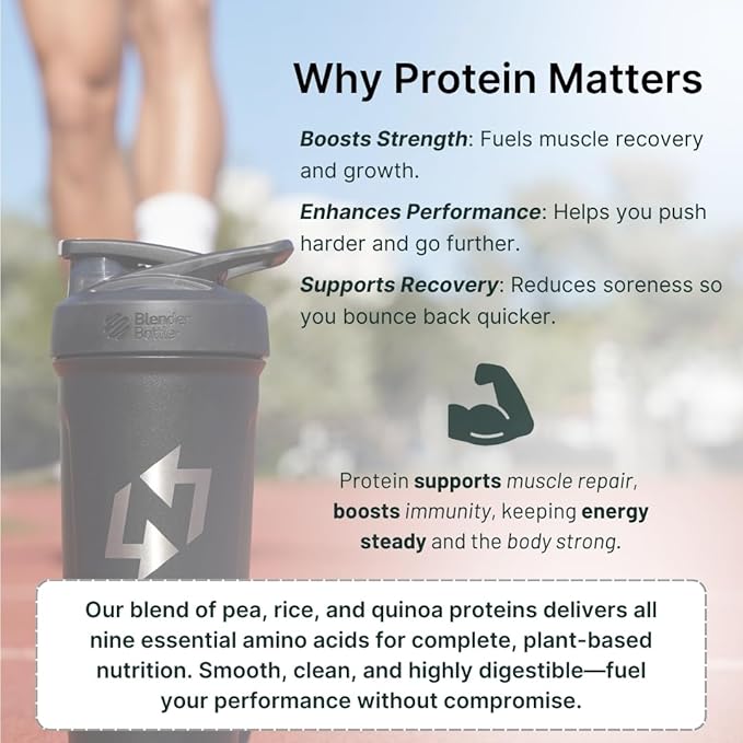 Nutrition On The Go Vegan Protein Powder Packets with Creatine – 20g Plant Proteins + 5g Creatine – Single-Serve Travel Protein Powder – All-Natural Gluten-Free – Chocolate – (60-Pack)