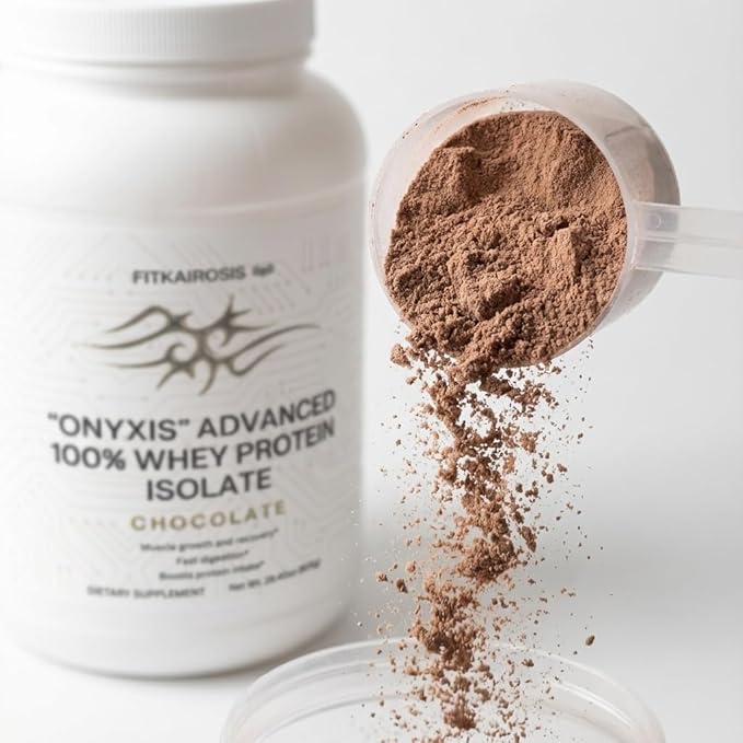 ONYXIS Advanced 100% Whey Protein Isolate – Rich Chocolate | 22g Fast-Absorbing Protein | Supports Muscle Recovery Lean Growth MCT Oil Digestive Support | Low Carb | 28.4oz (805g)