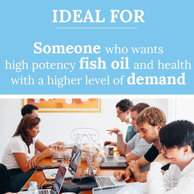 (Pack of 2) Hi Well Premium Omega 3 Fish Oil Concentrated 500mg 300 Softgels