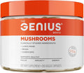 Genius Mushroom Supplement - Full-Spectrum Lion’s Mane Cordyceps Reishi -Daily Brain Nootropic for Energy Focus Memory &amp Overall Wellness - 180 Capsules – Organic for Mental Clarity &amp Perf