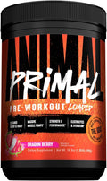 Animal Primal Muscle Hydration + Preworkout Powder – Contains Beta Alanine 3DPump Caffeine &amp Electrolytes – Improves Energy Focus Endurance &amp Absorption – New Dragon Berry Flavor 16.9 oz