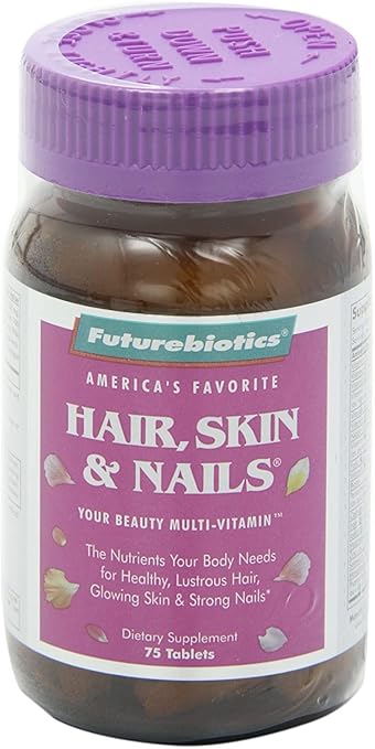 Futurebiotics Hair Skin &amp Nails Tablets 75 ea (Pack of 2)