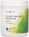 Alaya Naturals Organic Plant Based Protein Powder - Vegan Protein Powder with Pea Protein Hemp Protein &amp Spirulina - Non-GMO USDA Organic Vanilla