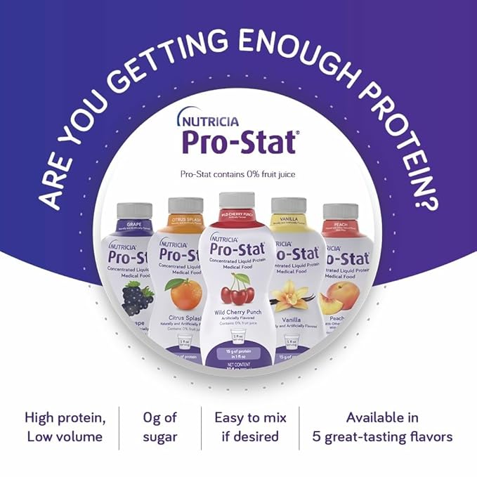 Pro-Stat Concentrated Liquid Protein Medical Food - Grape 30 Fl Oz Bottle (Case of 6)
