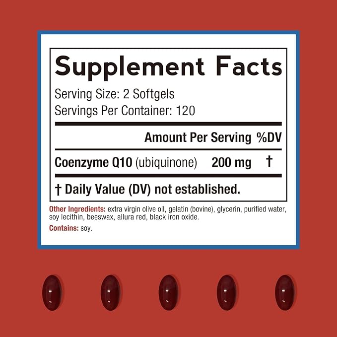Doctor's Recipes CoQ10 200mg Softgels &amp Vitamin D3 K2 Softgels Bundle Coq10 240ct for Heart Heath Vitamin D3 K2 120ct for Immune and Bone Health Support
