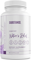 Nature’s Relief | Turmeric Supplement to Improve Body Muscle &amp Joint Aches | Pure Turmeric Curcumin Supplement Organic Boswellia &amp Ginger | Ease Discomfort &amp Increase Mobility | Non-GMO