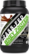 Amazing Muscle Grass-Fed Whey Protein Supplement | 25 G per Serving | Cookies &amp Cream Flavor | 2 Lb (0.90 Kg) | Non-GMO | Gluten-Free | Made in USA
