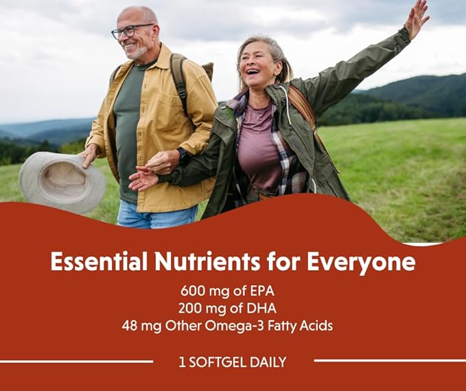 Barlean's Ideal Omega Max 3 Fish Oil Supplements 1000 mg Softgels EPA and DHA Fatty Acid Pills for Men and Women Orange Flavor 60 Count
