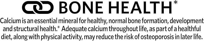 Spring - Valley Calcium 600mg Natural Bone Health Calcium - 100 Tablets Pack of 3 - Set By Basket Goods