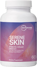 Microbiome Labs SereneSkin - Spore Based Probiotic Complex with Citrus Polyphenols for Skin Clarity &amp Gut Health Support - Daily Probiotic Skincare - Soothe The Gut-Skin Axis (60 Capsules)