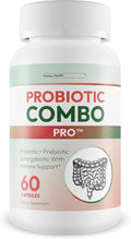 Probiotic Combo Pro - Our Best Probiotic Prebiotic Combo &amp Best Prebiotics and Probiotics For Diverticulosis - 40 Billion Cfu Probiotics Vitamin D Zinc Fiber Diverticulosis Supplement