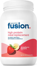 Bariatric Fusion Strawberry Banana Meal Replacement 27g Protein Powder 21 Serving Tub for Bariatric Surgery Patients Including Gastric Bypass and Sleeve Gastrectomy - No Gluten Aspartame or Sugar