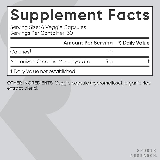 Sports Research® Health Pack - Creatine Monohydrate Powder + Collagen Peptides + Vegan Vitamin D 5000iu &amp Mk7 Vitamin K 100mcg