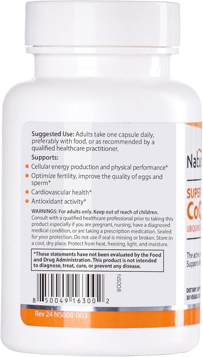Cocrystal Coenzyme PQQ- Each Capsule Contains 100mg Reduced coenzyme and 20mg PQQMitochondrial Supplements Cell nutrients Pregnancy Preparation30 Capsules