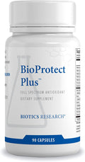 Biotics Research BioProtect Plus Protects Body from Oxidative Damage Supports Overall Health Immune Health Cardiovascular Health. Glutathione CoQ10 Taurine SOD Catalase 90 Capsules