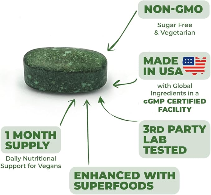 Vegan Multivitamins for Vegans and Vegetarians &amp Complete Multivitamin for Men