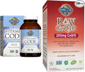 Garden of Life Multivitamin for Men - Vitamin Code 50 &amp Vegetarian Omega 3 6 9 Supplement - Raw CoQ10 Chia Seed Oil Whole Food Nutrition with Antioxidant Support