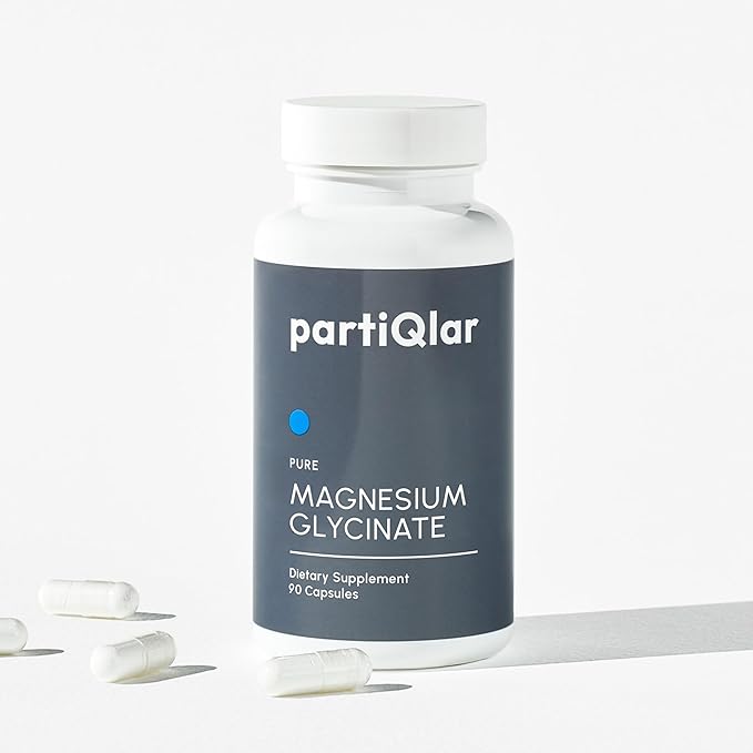 Magnesium Glycinate 200mg - Chelated Magnesium Bisglycinate for Maximum Absorption - Support for Sleep Muscle Cramps &amp Relaxation - Gentle on Stomach - 60 Veggie Capsules