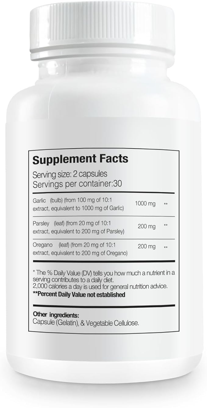 Premium Oregarlix. Gut Health Supplement. Microbial Balance with Premium Prebiotics - Help Keep Good Bacteria Healthy &amp Growing - 100% Natural (3-Pack)