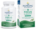 Nordic Naturals Omega Focus Lemon - 60 Soft Gels - 1280 mg Omega-3 + Citicoline &amp Bacopa Monnieri Extract - Focus Attention Memory Brain Health - Non-GMO - 30 Servings