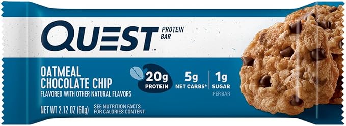 Quest Nutrition Protein Bar Oatmeal Chocolate Chip 2.1Oz Bar 1 Ct