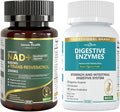 800mg Digestive Enzymes for Men and Women with Probiotics &amp Organic Prebiotics Liposomal NAD+ Nicotinamide Riboside Supplement