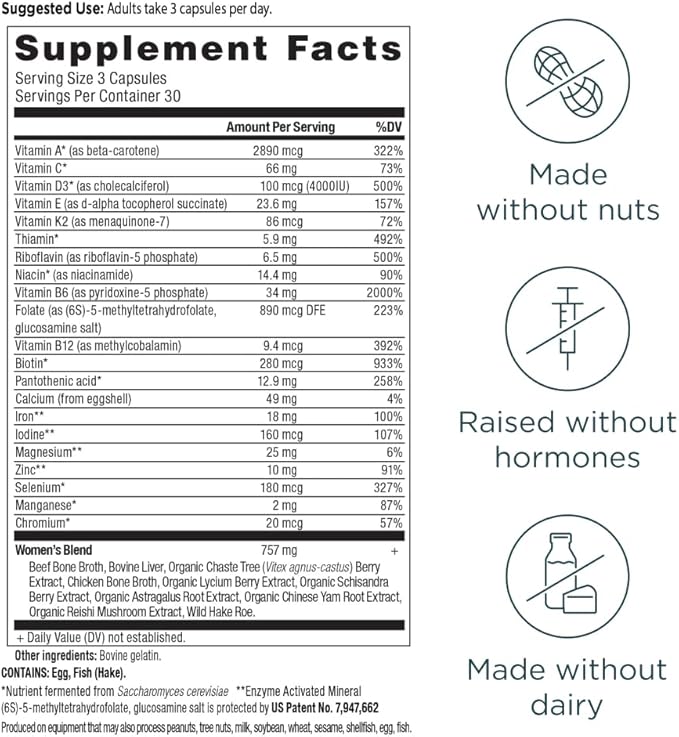 ANCIENT NUTRITION Ancient Nutrients Women's Multivitamin 90ct 90 CT