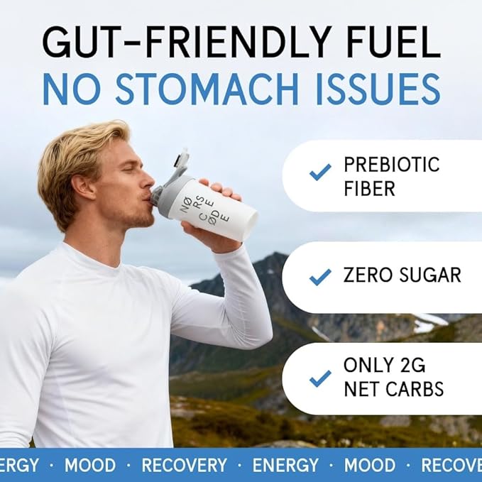 Vanilla Plant-Based Barley Protein Powder | Delicious &amp Smooth 20g Complete Vegan Protein Blend – Pea &amp Rice Protein Prebiotic Fiber Gentle on Stomach Zero Sugar Keto Friendly (1.33 lb)