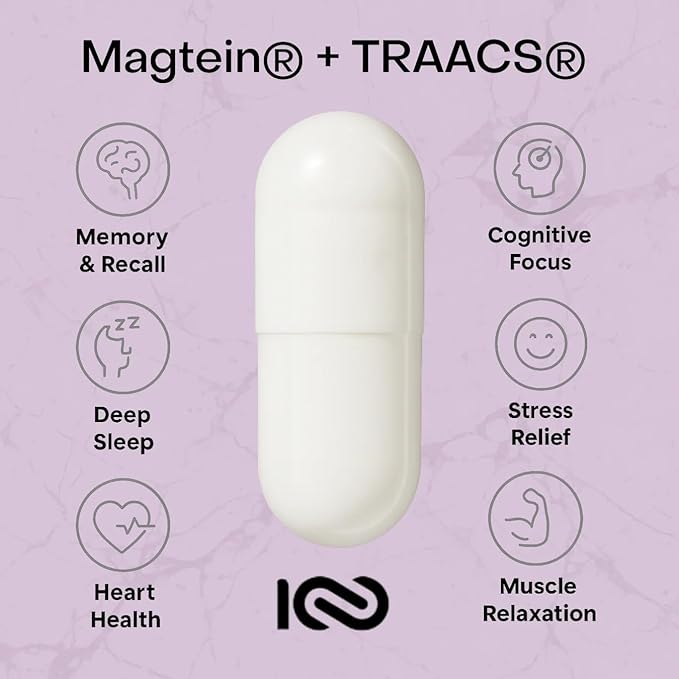 Centenarius Nutrition Dual Mag Power – Advanced Magnesium Complex with Magtein &amp TRAACS for Focus Sleep Muscle Recovery &amp Energy Balance