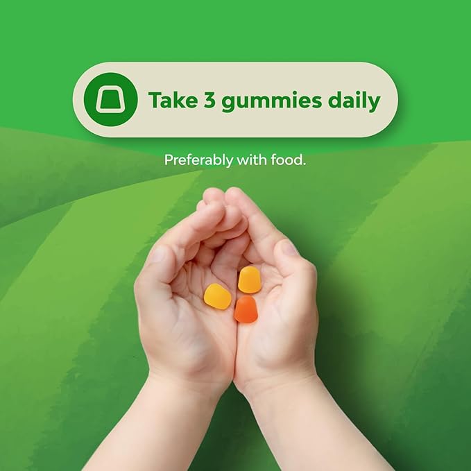 Bundle of Vitamin D3 Gummies for Daily Wellness with 2000IU per Serving Bone Muscle &amp Immune Support and Kids DHA Omega 3 Gummies - Fatty Acids Omega 3 6 9 for Brain Immune Strength &amp Vision