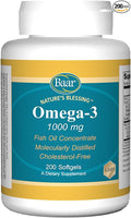 Omega 3 1000mg 200 Softgels