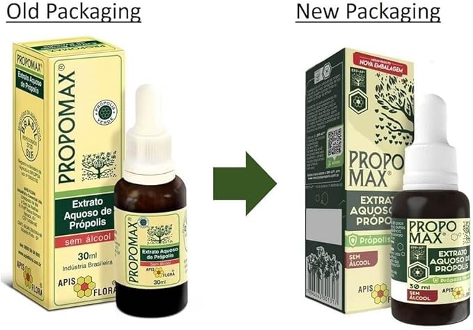 Apis Flora Brazilian Green Bee Propolis High in Flavonoids and Artepillin-C 7 Wax-Free Alcohol Free 30ml (Pack of 2)