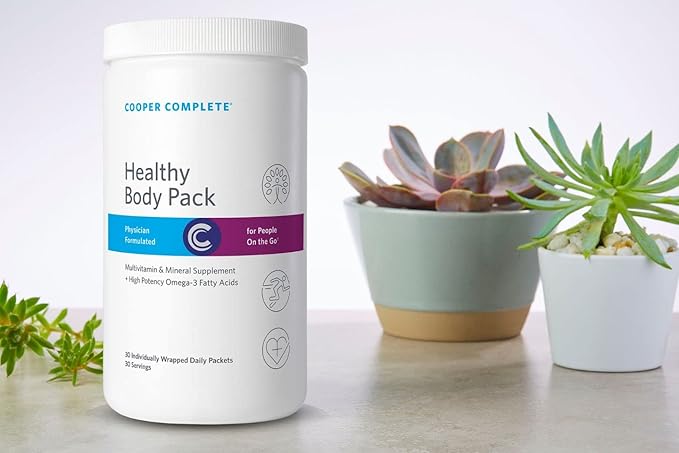 Cooper Complete - Healthy Body Pack - Daily Vitamin Pack with Multivitamin &amp Omega-3 Fish Oil - 30 Day Supply Pack of 1
