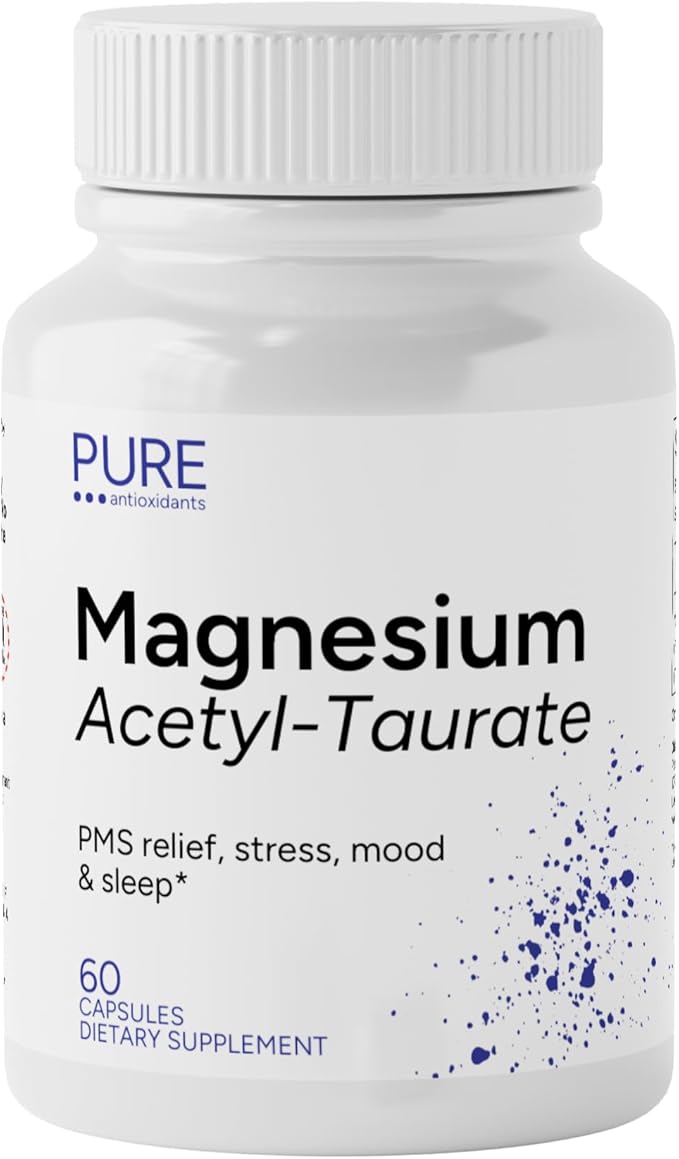 Magnesium Acetyl Taurate - 700mg - (ATA MG TauroMag) Magnesium Supplement - 60 Capsules