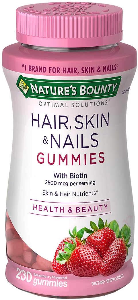 Nature's Bounty Hair Skin and Nails 230 Gummies (5 Pack)