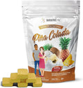 BariatricPal Sugar-Free Calcium Citrate Soft Chews | 500mg with Vitamin D &amp Probiotics | Piña Colada | 90 Count (1 Month Supply)