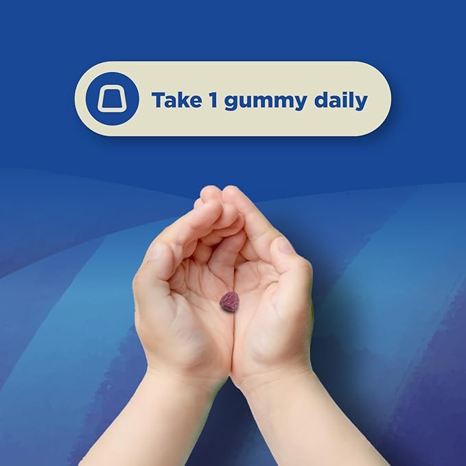 Bundle of Plant Based Kids Multivitamin Gummies - Multivitamin Immunity Support with Vitamins A C D3 E B and Zinc and Kids Magnesium Gummies - Calm Relaxing Mg Citrate for Nerve Health &amp Healthy H