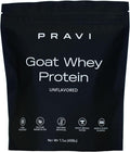 Goat Whey Protein Powder - Whey Protein Supplement - Easy to Digest - Less Lactose - Soy Free - Unflavored - 20 Servings