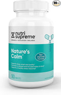 Calm Tablets: Nature's Calm Dietary Supplement - Natural Relief of Stress Anxiousness Nervousness Sleeplessness and Irritability and Improved Sleep - 90 Tablets