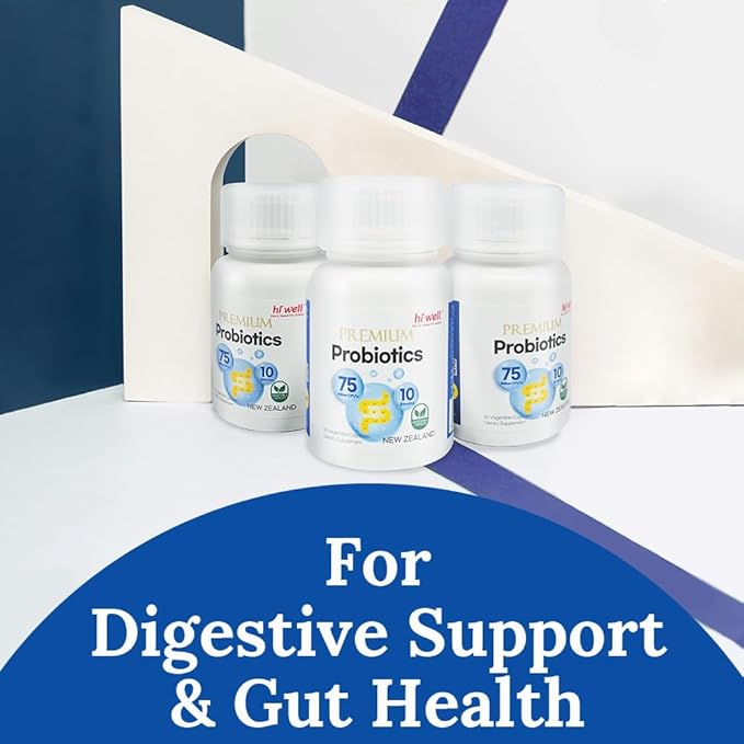 (Pack of 3) Hi Well Premium Probiotics 60Vegetarian Capsules