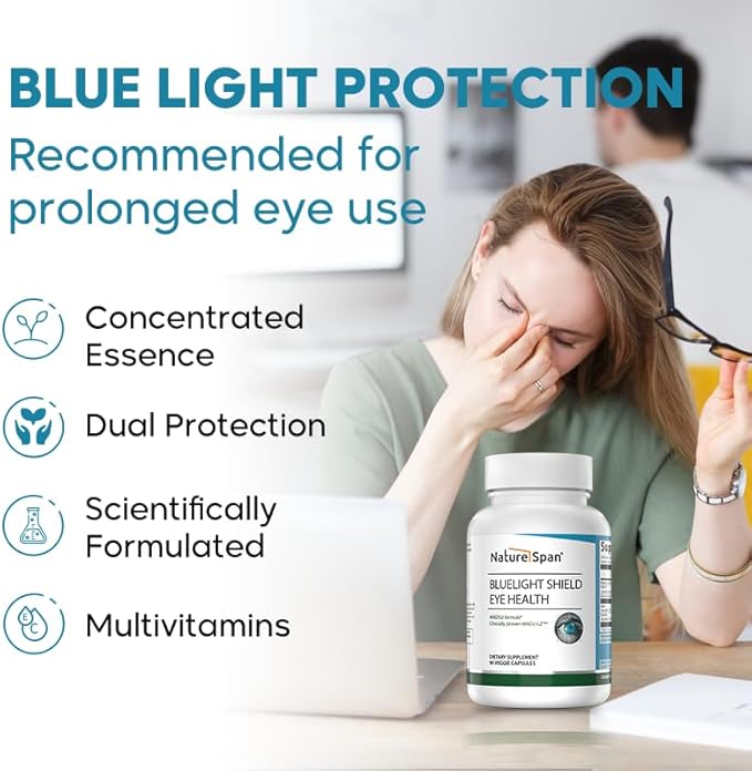Eye Vitamin-Contains Zinc Vitamins C E Lutein and Zeaxanthin to Support Eye Fatigue Exposure to Blue Light From Electronics Presbyopia Nearsightedness Dry Eye and Vision Health-90 Capsules