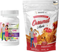 BariatricPal 30-Day Bariatric Vitamin Bundle (Multivitamin ONE 1 per Day! with 45mg Iron Chewable - Mixed Berry and Calcium Citrate Soft Chews 500mg with Probiotics - Caramel Apple)