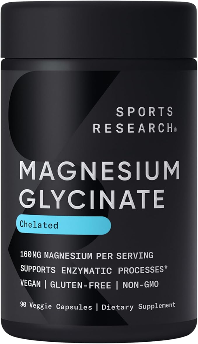 Sports Research® Vegan Supplements Pack - Vegan Omega-3 Fish Oil Alternative from Algae Oil + Vitamin D3 + K2 + Magnesium Glycinate
