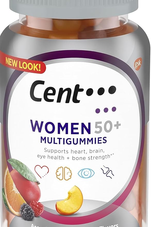 Womens Multivitamin Multigummies 50 Plus - 80 Count Gummies - Assorted Fruit - Multivitamin &amp Multimineral Energy Bone Immune Hair Skin &amp Nails Health (Women) (Pack of 1) (Pack of 1)