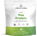 Sprout Living Organic Pea Protein Powder Unflavored 20 Grams of Plant Based Organic Protein Powder Without Artificial Sweeteners Non Dairy Non-GMO Vegan Gluten Free (5 Pound 95 Servings)