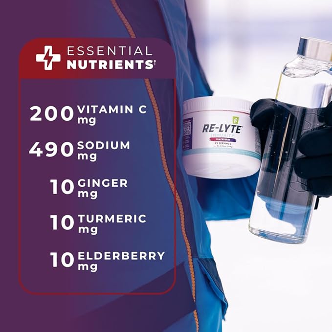 REDMOND Re-Lyte Immunity Multivitamin Supplement Mix (BlackBerry)
