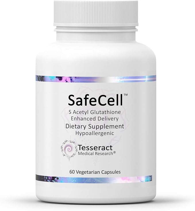 Tesseract Medical Research Master Antioxidant and Vitality Bundle Glutathione Supplement for Neurological Support and Muscle Health Hypoallergenic Formula
