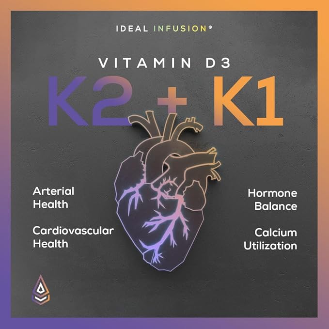 Vegan Vitamin D3 10000iu with K1 K2: Natural Plant Based D3 - Burp-Free Patented Coconut MCT Powder for Improved Absorption - Immune Support &amp Bone Structure (90 Servings) Wildcrafted D3 Lichen