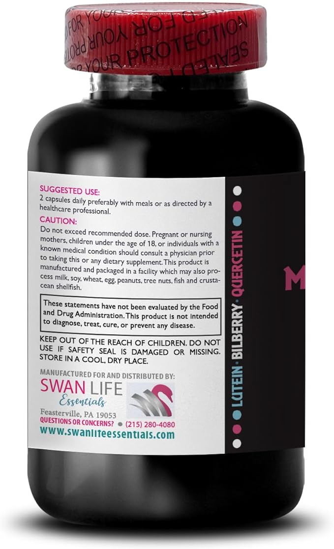 Pure focus - EYE VISION SUPPLEMENT - Clear perspective Vision power Lens clarity Detail booster Eye support Crisp sightlines Focus enhancer Visual aid Bright sight 2 Bottle 120 Capsules