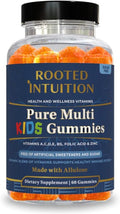Pure Multi Kid’s Gummies | Sugar-Free Daily Multivitamin &amp Mineral Blend | Highly Absorbable Chelated Forms | Natural Fruit Flavor | 60 Gummies